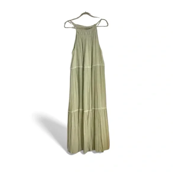 Rachel Zoe Elegant Green Halter Maxi Dress - Picture 3 of 8